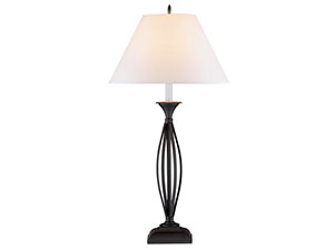 Strap Iron table lamp