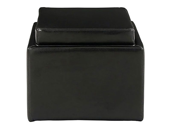 Rent the Butler Ottoman - Black