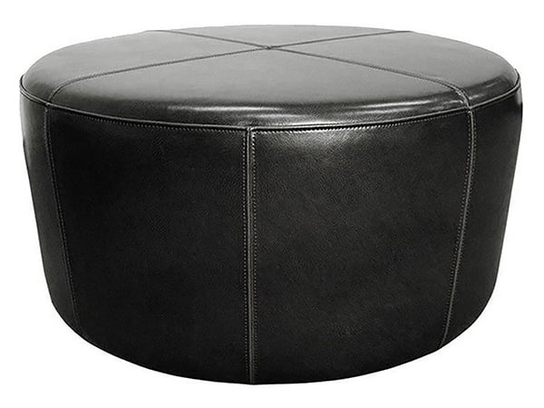 Rent the Wheel Ottoman - Black