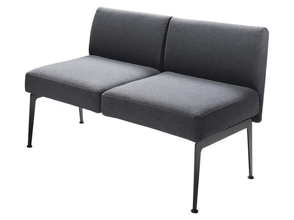 Munich Armless Loveseat: retailer-supplied image