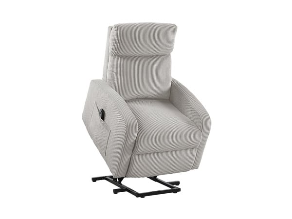 Power Lift Light Gray Chair: retailer-supplied image