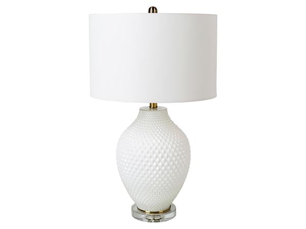 Rent the Waddington White Table Lamp