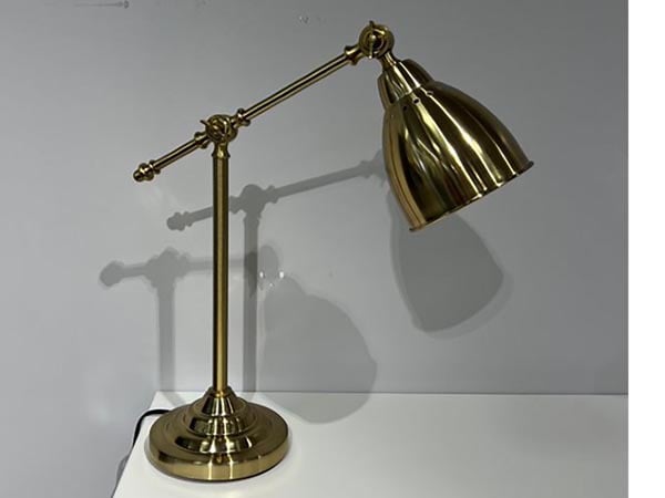 Barometer Brass LED Work Light: retailer-supplied image