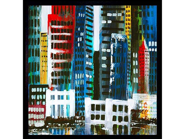 Rent the City II Framed Wall Art