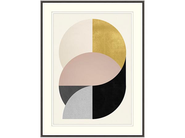 Rent the Metallic Paradigm I Framed Wall Art