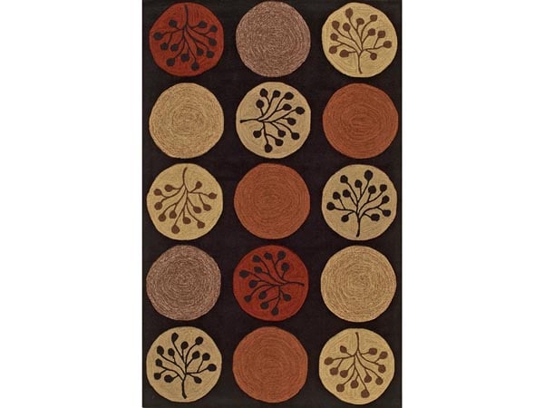 Rent the Toned Circles 8' x 10' Area Rug