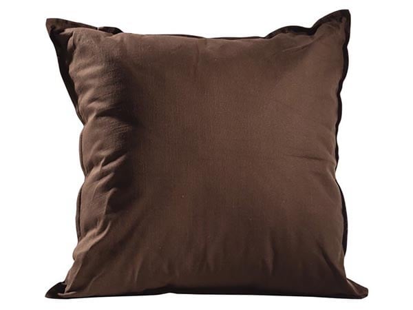 Solid Pillow, Earth Brown: retailer-supplied image