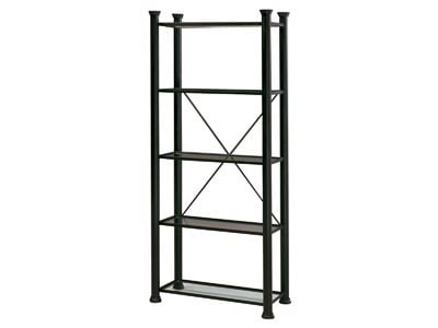 Matte Black Etagere