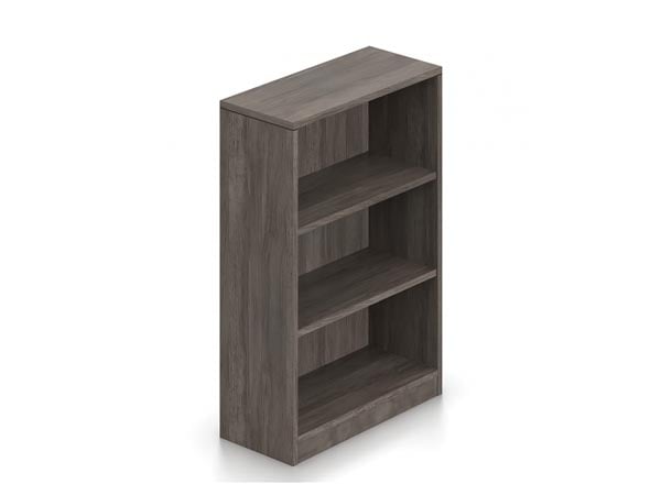 48" Artisian Gray Bookcase: retailer-supplied image