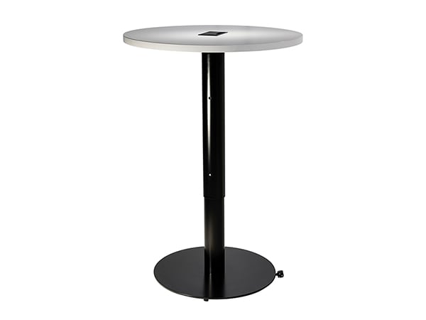 "30"" Adjustable Height Table with Power Outlet"