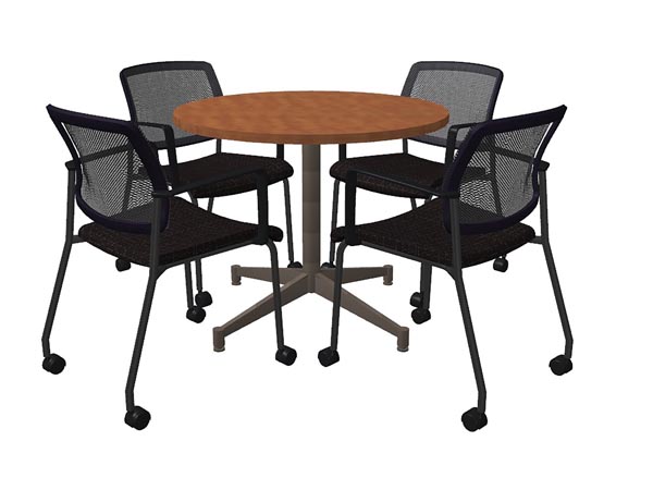 Rent the Halton 36" Round Conference Table