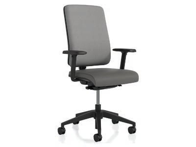 Radiance Gray Task Chair with Arms