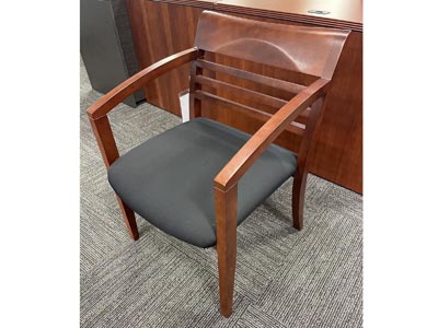 Cherry Black Guest Chair