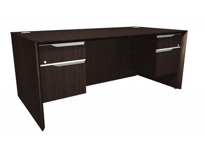 Rent the Nex Dark Chocolate Executive Desk