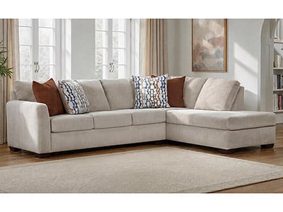 Franz Parchment Sectional Sofa