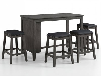 Timbre Counter Height Dining Table with 2 Timbre Counter Height Chairs