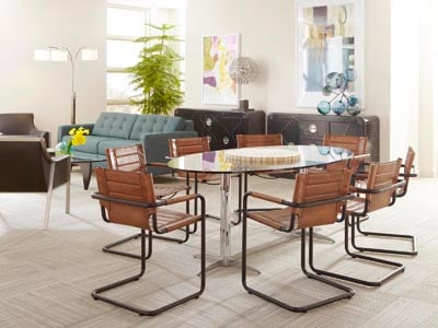 Havana Dining Table with 8 Gianni Chairs