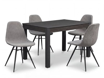 Dorian Dining Table with 6 Keagan Chairs