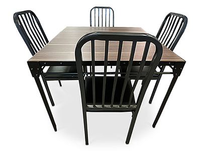 Mackenzie Dining Table with 4 Tripp Chairs