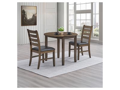 Madeline Dining Table with 2 Madeline Dining Chairs