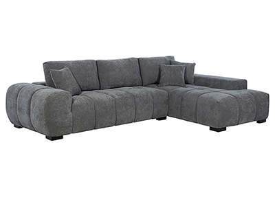 Octavia Gray Sectional Sofa