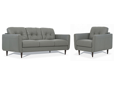Radwan Green 2 PC Sofa & Chair Set