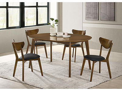 Malone Dining Table with 4 Malone Dining Chairs